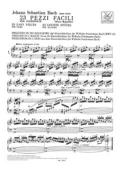 23 Easy Pieces von Johann Sebastian Bach 