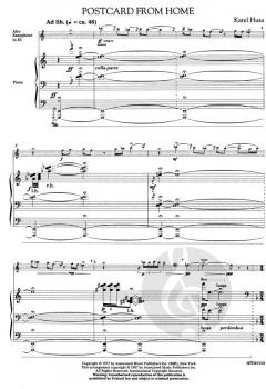 Postcard from Home von Karel Husa 