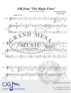 Air von Wolfgang Amadeus Mozart 