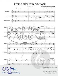 Little Fugue in G Minor von Wolfgang Amadeus Mozart 