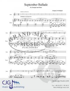 September Ballade von Gregory B. Rudgers 