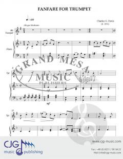 Fanfare for Trumpet von Charles Davis im Alle Noten Shop kaufen