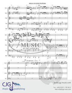 High Country Fanfare von Walter Cummings 