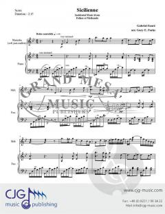 Sicilienne von Gabriel Fauré 