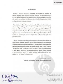 Making Music Matter 1 von Frank Ticheli 