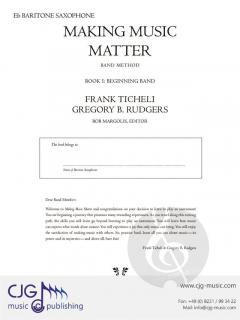 Making Music Matter 1 von Frank Ticheli 