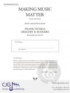Making Music Matter 1 von Frank Ticheli 