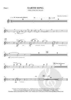 Earth Song von Frank Ticheli 
