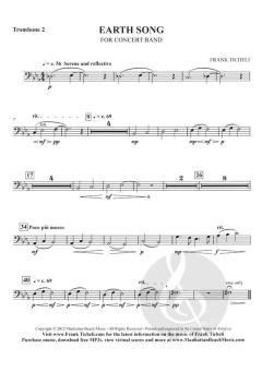 Earth Song von Frank Ticheli 