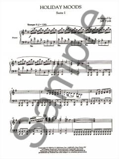 Holiday Moods Suite 1 SATB Chorus And Piano 