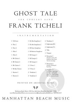Ghost Tale von Frank Ticheli 