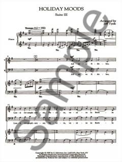 Holiday Moods Suite 3 SATB Chorus And Piano 