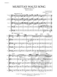 Musetta's Waltz (Canadian Brass Quintet) 