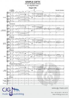 Simple Gifts von Frank Ticheli 