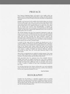 Easy Songs For The Beginning Mezzo-Soprano/Alto 