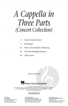 A Cappella in 3 Parts von Roger Emerson 