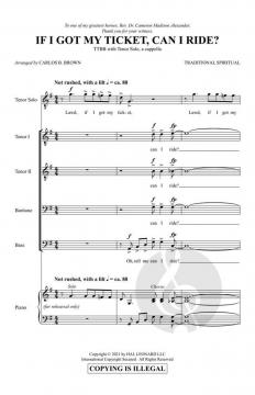 If I Got My Ticket, Can I Ride? von Carlos B. Brown 