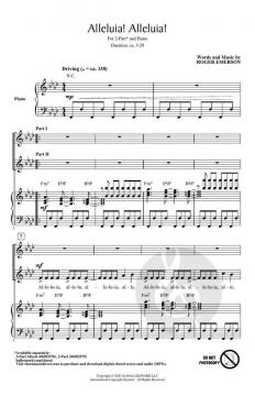 Alleluia! Alleluia! von Roger Emerson 