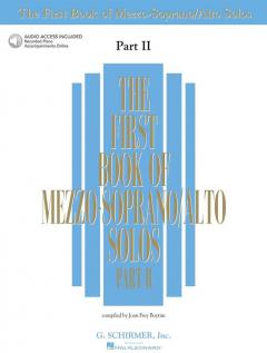 The First Book Of Mezzo-Soprano/Alto Solos Part 2 