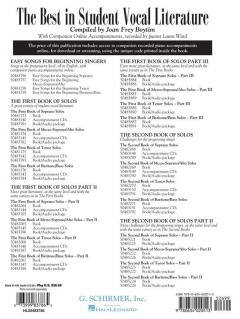 The First Book Of Mezzo-Soprano/Alto Solos Part 2 