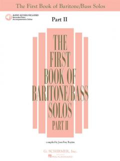 The First Book Of Baritone/Bass Solos Part 2 