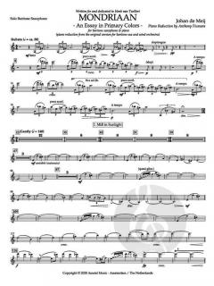 Mondriaan (An Essay in Primary Colors) von Johan de Meij 