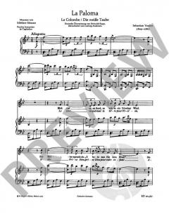 La Paloma von Sebastian de Yradier 