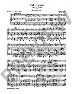 Ballettmusik Nr. 2 G-Dur op. 26 von Franz Schubert 