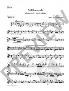 Militärmarsch D-Dur op. 51/1 von Franz Schubert 