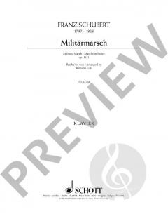 Militärmarsch D-Dur op. 51/1 von Franz Schubert 