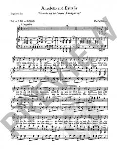 Anzoletto und Estrella ('Anzoletto sang') von Carl Millöcker 