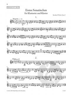 Erstes Sonatinchen op. 9 von Bernhard Ullrich 