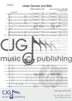 Unter Donner und Blitz von Johann Strauss (Sohn) 