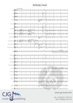 Solvejgs Lied von Edvard Grieg 