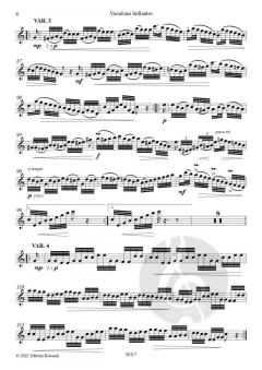 Variations brillantes op. 18 von Ernest Krähmer 