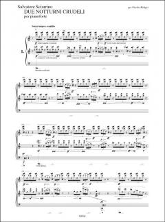 Due Notturni Crudeli Per Pianoforte 