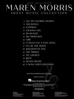 Maren Morris - Sheet Music Collection 