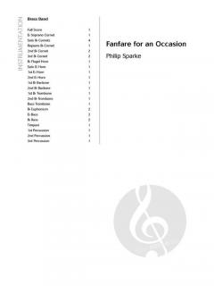 Fanfare for an Occasion von Philip Sparke 