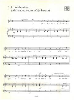 Canzoni Napoletane Per Canto e Pianoforte Neapolitan Songs For Voice And Piano 