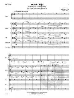 Ancient Saga: A Design for Modern Dance von Ulysses Kay 