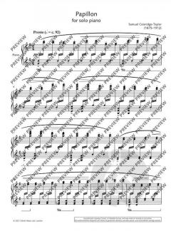 Papillon von Samuel Coleridge-Taylor 