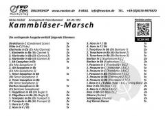 Kammbläser-Marsch von Elmar Wolf 