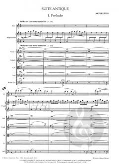 Suite Antique - Full score von John Rutter 
