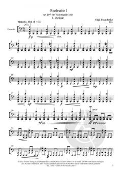 Bachsuiten 1-3 von Olga Magidenko 