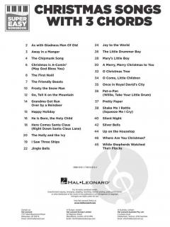 Super Easy Songbook: Christmas Songs with 3 Chords 