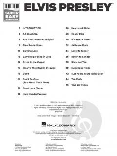 Super Easy Piano: Elvis Presley von E. Presley 