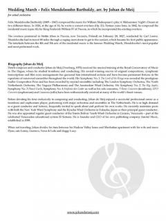 Wedding March von Felix Mendelssohn Bartholdy 