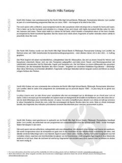 North Hills Fantasy von Philip Sparke 