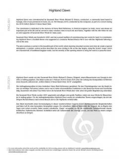 Highland Dawn von Philip Sparke 