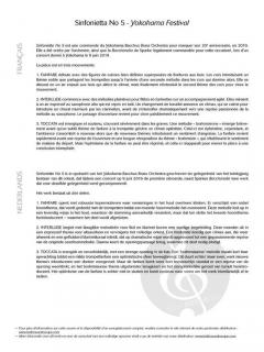 Sinfonietta No 5 von Philip Sparke 